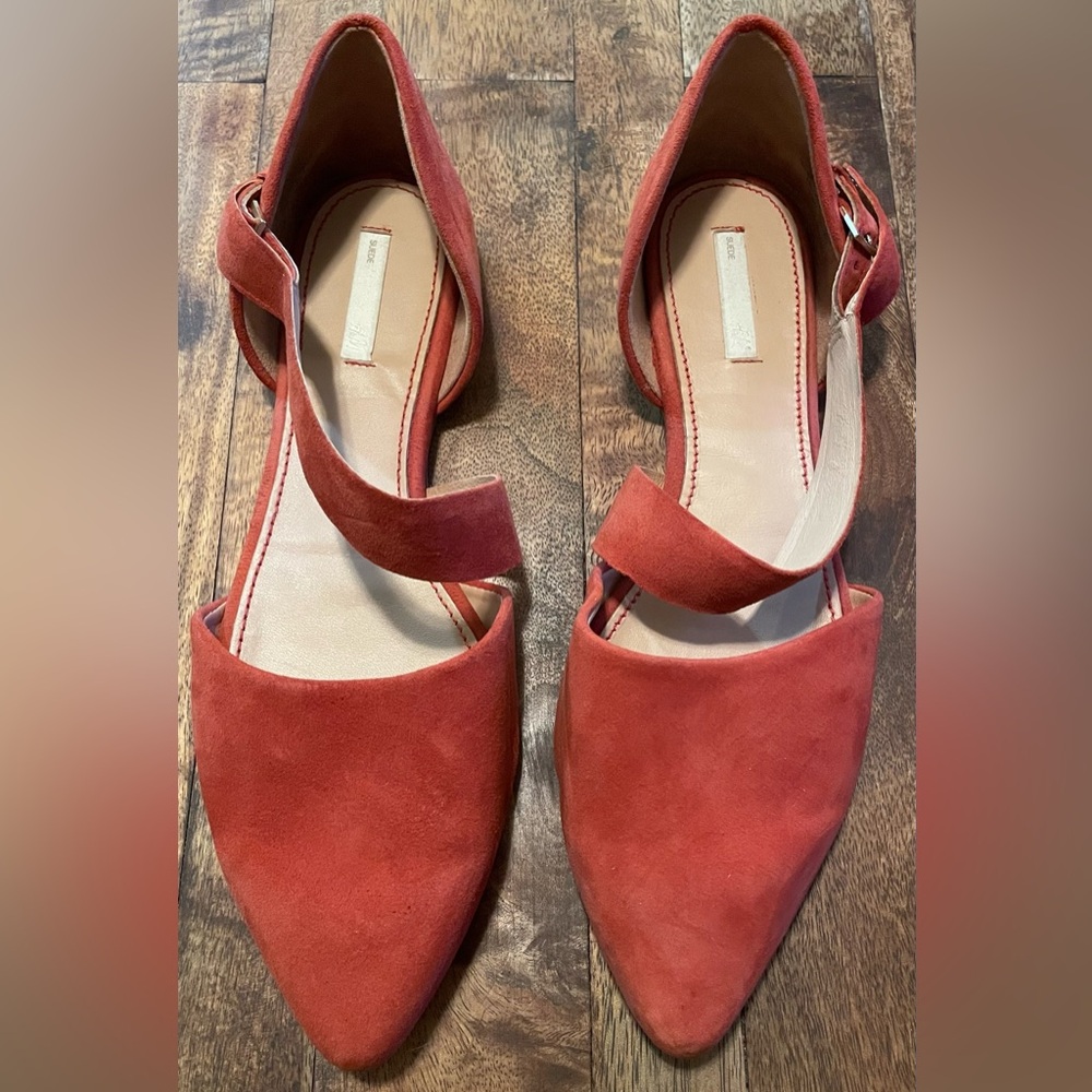 H&M Women’s shoes suede flat size 9.5